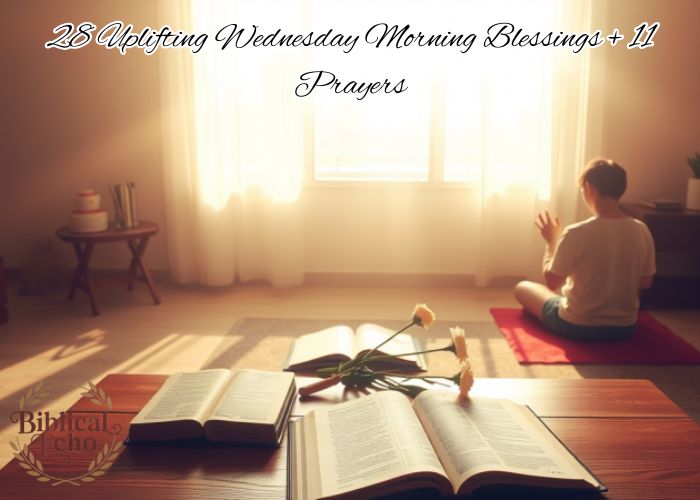 28 Uplifting Wednesday Morning Blessings + 11 Prayers