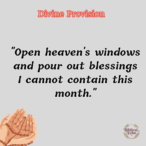 Divine Provision