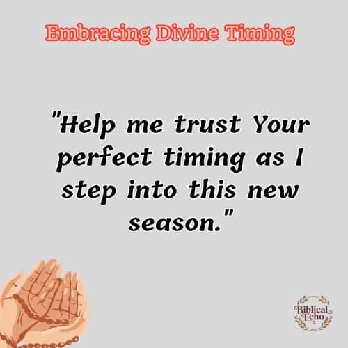 Embracing Divine Timing