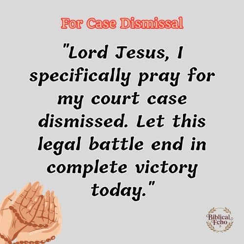 For Case Dismissal For Case Dismissal