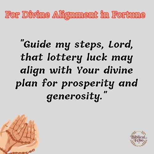 For Divine Alignment in Fortune For Divine Alignment in Fortune