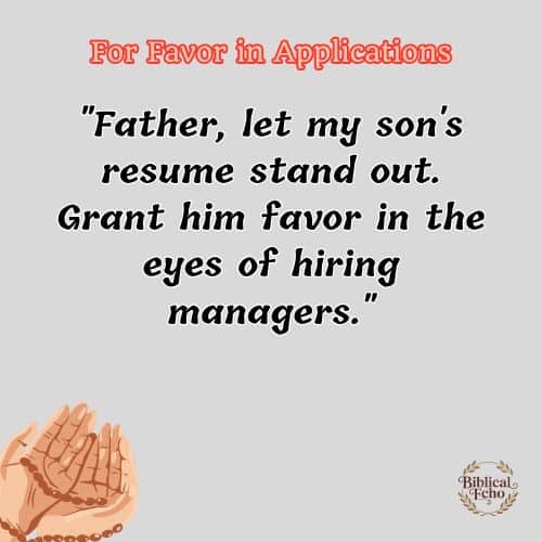 For Favor in Applications