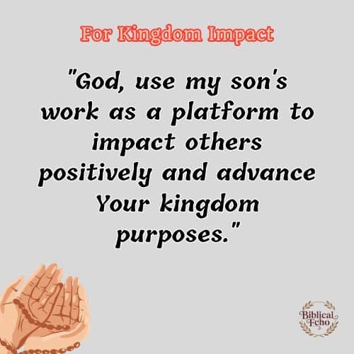 For Kingdom Impact