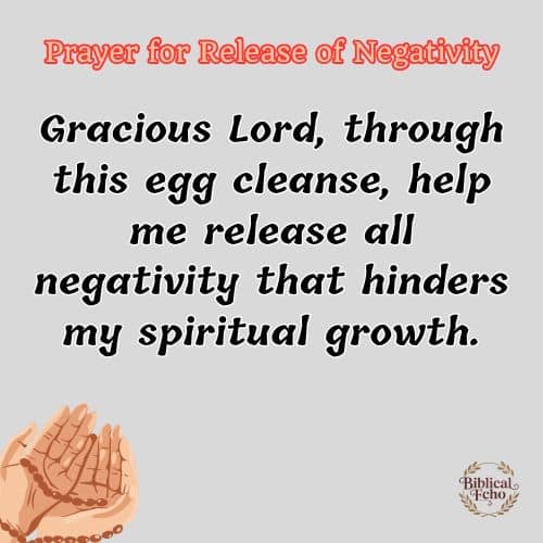 Prayer for Release of Negativity Prayer for Release of Negativity