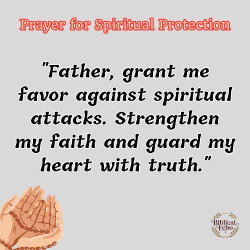 Prayer for Spiritual Protection