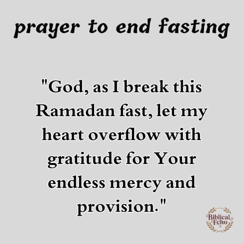 prayer to end fasting prayer to end fasting
