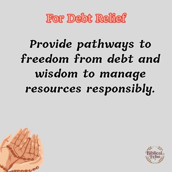 For Debt Relief