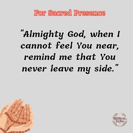 For Sacred Presence