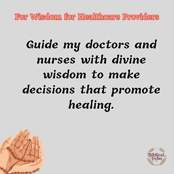 For Wisdom for Healthcare Providers