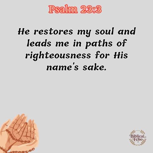 Psalm 23:3