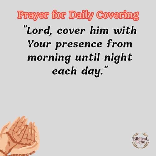 Prayer for Daily Covering