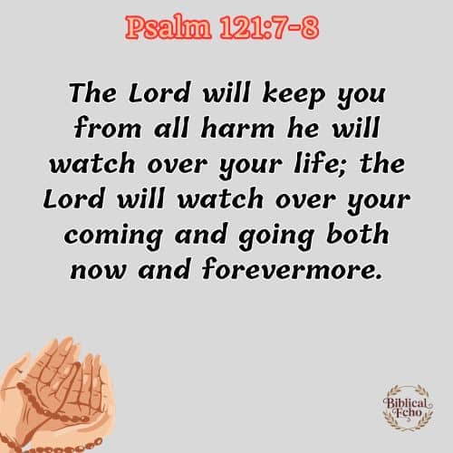 Psalm 121:7-8