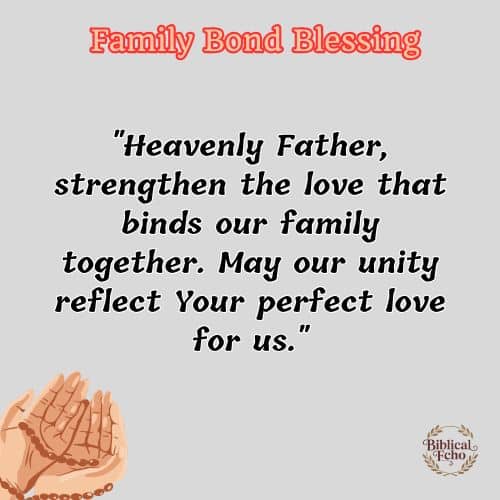 Family Bond Blessing