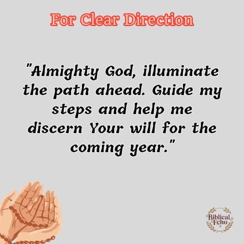 For Clear Direction