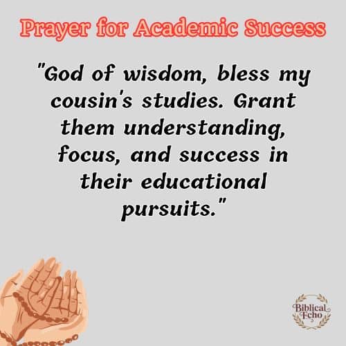 Prayer for Academic Success