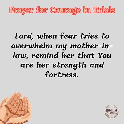Prayer for Courage in Trials