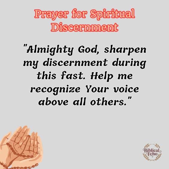 Prayer for Spiritual Discernment