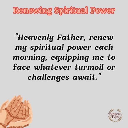 Renewing Spiritual Power