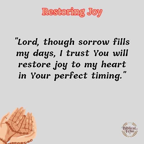 Restoring Joy